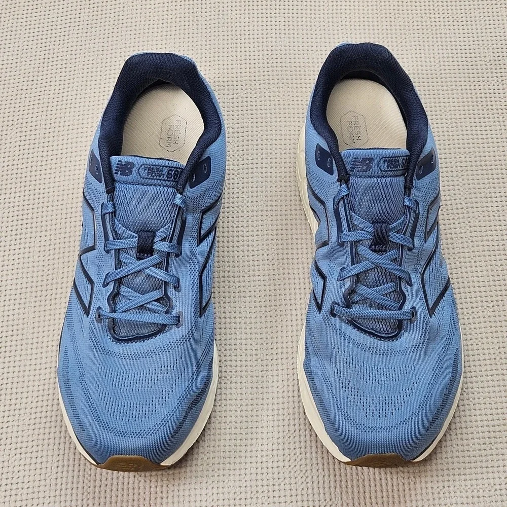 New Balance Fresh Foam 680v8 Mens Blue Running Shoes M680CS8 Size 13 2E Wide